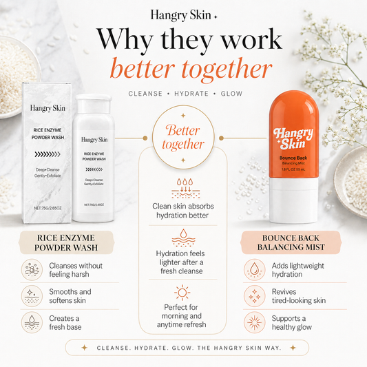 HANGRY SKIN™ RICE CLEANSE & HYDRATE DUO