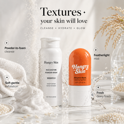 HANGRY SKIN™ RICE CLEANSE & HYDRATE DUO