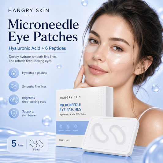 HANGRY SKIN™ MICRONEEDLE EYE PATCHES