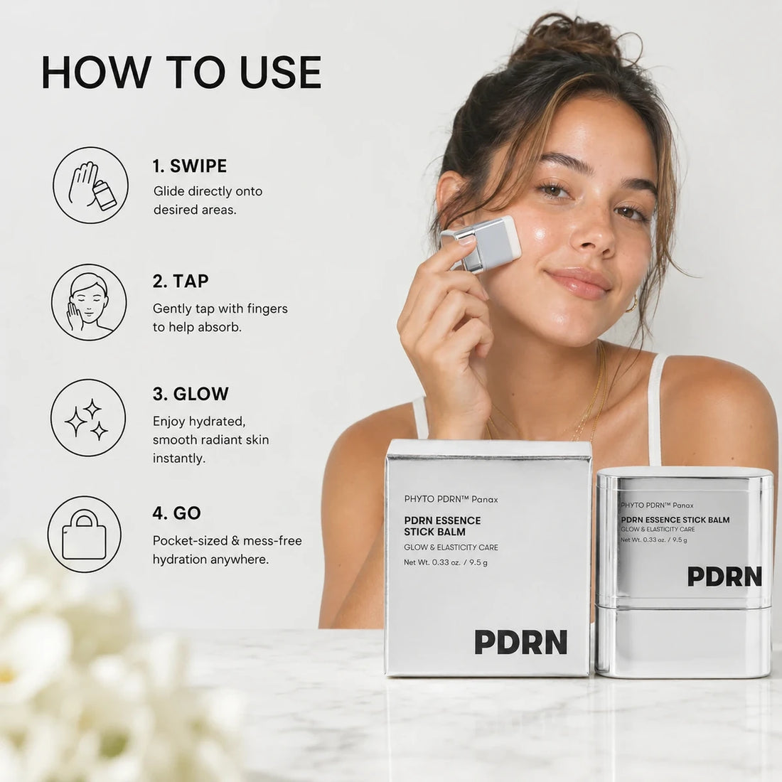 PDRN Glow Stick Balm™ — Instant Dewy Skin Anywhere